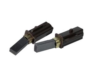 vhbw 2x balais charbon compatible avec Dirt Devil CV 200, CV 2400 aspiration centrale, noir