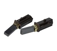 vhbw 2x balais charbon compatible avec DuoVac SYM 448E aspiration centrale, noir