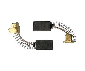 vhbw 2x balais charbon compatible avec Hitachi Hikoki CG14DSDL | CG 14DSDL, CG14 débroussailleuse, débroussailleuse sans fil + ressort - 10,6 x 6 x 4 mm
