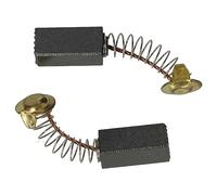 vhbw 2x balais charbon compatible avec Hitachi Hikoki DMT-13, PB-20 | JST -100, PB3 outil électrique, marteau piqueur + ressort, 17 x 6,5 x 6,5 mm