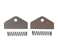 vhbw 2x balais charbon compatible avec Miele T8827WP ECOCARE, T8826WP T 8800 WP HOMECARE XL sèche-linge, sèche linge à condensation + ressort