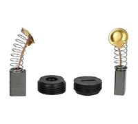 vhbw 2x balais de charbon 12,2 x 7,9 x 4,9 mm compatible avec Menzer (+ 2015) LHS 225 VARIO ponceuse + ressort