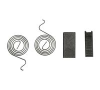 vhbw 2x balais de charbon 16 x 7,9 x 4,9 mm compatible avec Menzer 139409 TSW 225 PRO - UK 230V outil électrique, ponceuse