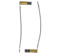 vhbw 2x balais de charbon 20,3 x 7,7 x 8,8 mm compatible avec Eibenstock EWS 225, 400 outil électrique, appareil de polissage, ponceuse