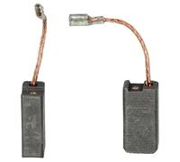 vhbw 2x balais de charbon 20 x 10 x 6,1 mm compatible avec DUSS DUAX P60, PK 75, PK 35, PK 45, P90 marteau piqueur, outil électrique