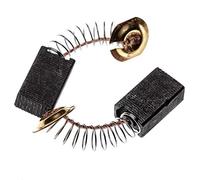 vhbw 2x balais de charbon 7 x 11 x 18 mm compatible avec Makita 4100NB, 4101R, JR3020, GA5021C, GA6021C, PC5000C, PC5001C outil électrique + ressort