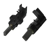 vhbw 2x balais de charbon avec support compatible avec Indesit IWSD4105 F062880, IWSD4105ECO F069517, IWSD5085 F062906 machine à laver, noir