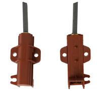 vhbw 2x balais de charbon avec support compatible avec Indesit WIN121 F046488, WIN60 F053551, WIN602 F046473, WIN62 F053552 machine à laver, rouge