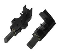 vhbw 2x balais de charbon avec support compatible avec Indesit WISN81 F053546, WISN82 F053543, WIUE10 F039742, WIUN100 F053542 machine à laver, noir