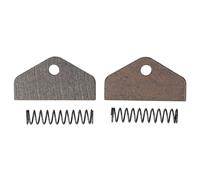 vhbw 2x balais charbon compatible avec Miele T432 METEOR, T432 DUET A, T432 DUETT A sèche-linge, sèche linge à condensation + ressort