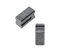 vhbw 2x Balais de charbon pour moteur électrique 13,2 x 6,2 x 7,9mm compatible avec Dewalt ET1265 Type 1, ET1275 Type 1 outil électrique
