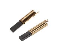 vhbw 2x Balais de charbon pour moteur électrique 6,3 x 11 x 28mm compatible avec Renfert Vortex Compact aspirateur