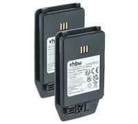 vhbw 2X Batterie Compatible avec Aastra DT413, DT433, DT423, DT433 EX téléphone Portable (1100mAh, 3,7V, Li-ION)