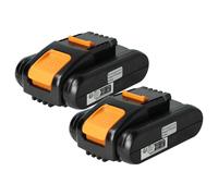 vhbw 2x Batterie compatible avec AL-KO HTA 2050 (113539), HT 2000 (113700), HT 2050 (113536) outil électrique (2000 mAh, Li-ion, 20 V)