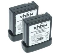vhbw 2x Batterie compatible avec Alan Midland 73-30 radio talkie-walkie (1000mAh, 6V, NiMH)