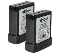 vhbw 2X Batterie Compatible avec Alan Midland 73-30 Radio Talkie-walkie (1100mAh, 6V, NiMH)