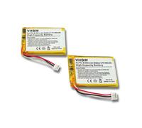 vhbw 2x Batterie compatible avec Alcatel Versatis Slim 300 téléphone fixe sans fil (500mAh, 3,7V, Li-polymère)