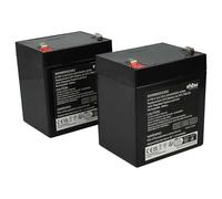 vhbw 2X Batterie Compatible avec APC RBC30, RBC46, RBC43, RT1245, RBC 44 ASI (4500mAh, 12V, AGM)
