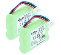 vhbw 2X Batterie Compatible avec Bang & Olufsen BeoCom 1, M6000, M6000 MKII, 6000 téléphone Fixe sans Fil (800mAh, 3,6V, NiMH) - Remplacement pour 3HR-AAAU, 70AAAH3BMXZ, T373