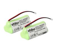 vhbw 2X Batterie Compatible avec Bang & Olufsen BeoCom 2 téléphone Fixe sans Fil (700mAh, 3,6V, NiMH) Vert