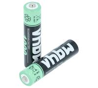 vhbw 2X Batterie Compatible avec Beurer by 84 Moniteur bébé, babyphone (1000mAh, 1,2V, NiMH)