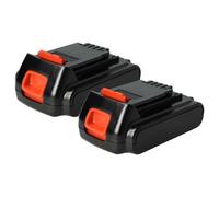 vhbw 2x Batterie compatible avec Black & Decker STC1820, STC1820CM, STC1820PCB, STC1840EPC outil électrique (2000 mAh, Li-ion, 18 V)