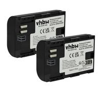 vhbw 2x Batterie compatible avec Blackmagic Micro Studio Camera 4K | Pocket Cinema 4K, Video Assist 4K appareil photo (2000mAh, 7,2V, Li-ion), puce d'