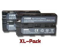 vhbw 2x Batterie compatible avec Blaupunkt F9, CC-R900H, ERC884 caméra vidéo caméscope (1800mAh, 7,2V, Li-ion)
