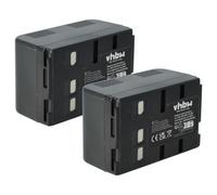 vhbw 2X Batterie Compatible avec Blaupunkt SCR-250, SC-634, ST-634, CC-664 | pour CC-695, CC-684, SC-625 caméra vidéo caméscope (4000mAh, 4,8V, NiMH)
