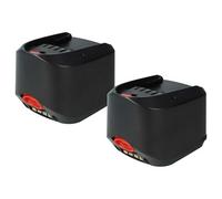 vhbw 2X Batterie Compatible avec Bosch AdvancedDrill 18, AdvancedImpact 18, AdvancedCut 18 Outil électrique et de Jardin (5000 mAh, Li-ION, 18 V)