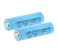 vhbw 2x Batterie compatible avec Braun 50-W1500s, 50-W4200cs, 50-W1600s, 50-W1000s, 50-M4500cs brosse à dents électrique (740mAh, 3,7V, Li-ion)