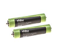 vhbw 2X Batterie Compatible avec Braun Ladyshaver Silk & Soft LS5560, Ladyshaver Silk & Soft LS5500 Rasoir Tondeuse électrique (600mAh, 1,2V, NiMH)