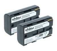 vhbw 2x Batterie compatible avec Canon DM-MV1, C2, DM-XL1, DM-MV10, E1, DM-XL1s, E2, ES-300V, E30, ES-4000 appareil photo (2600mAh, 7,2V, Li-ion)