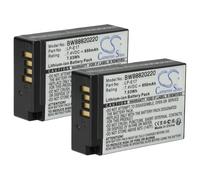 vhbw 2X Batterie Compatible avec Canon EOS Rebel SL2, RP, Rebel T6s