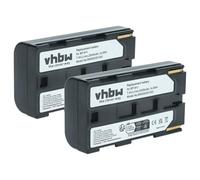 vhbw 2X Batterie Compatible avec Canon ES-300V, E30, DM-MV1, C2, DM-XL1, DM-MV10, E1, DM-XL1s, E2 caméra vidéo caméscope (1300mAh, 7,2V, Li-ION)