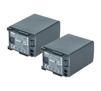 vhbw 2x Batterie compatible avec Canon HG20, XA10, HG21 caméra vidéo caméscope (2400mAh, 7,2V, Li-ion) avec puce d'information - Remplacement pour BP-827