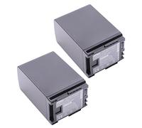 vhbw 2X Batterie Compatible avec Canon Legria FS22, FS305, FS200, FS21, FS20 caméra vidéo caméscope (2400mAh, 7,2V, Li-ION) avec Puce d'information - Remplacement pour BP-827