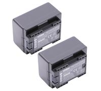 vhbw 2x Batterie compatible avec Canon Legria HF R306, HF M506, HF M52, HF M56 caméra vidéo caméscope (1600mAh, 3,6V, Li-ion) avec puce d'information
