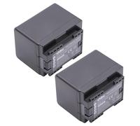 vhbw 2x Batterie compatible avec Canon Legria HF R606, HF R56, HF R66, HF R67 caméra vidéo caméscope (2400mAh, 3,6V, Li-ion) avec puce d'information