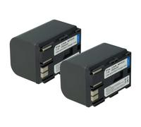 vhbw 2X Batterie Compatible avec Canon Optura XI, 200 MC, 50MC, PI, 20, 10 | pour 100 MC caméra vidéo caméscope (2800mAh, 7,2V, Li-ion)