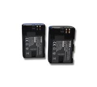 vhbw 2x Batterie compatible avec Canon poignée alimentation BG-E7, BG-9, BG-E6, BG-E13, BG-E14 (2000mAh, 7,2V, Li-ion), puce d'information