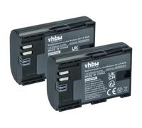 vhbw 2X Batterie Compatible avec Canon poignée Alimentation BG-E7, BG-9 | pour BG-E6, BG-E13, BG-E14 (2250mAh, 7,4V, Li-ion), puce d'information