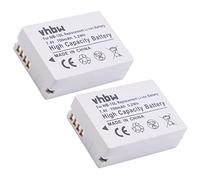 vhbw 2X Batterie Compatible avec Canon PowerShot G10, G3x, SX40, SX40HS, G1 X, G15, SX50, SX50HS Appareil Photo (700mAh, 7,4V, Li-ION)