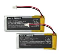 Vhbw 2x Batterie Compatible Avec Cardo Rider Solo, Scala Rider Q3, Rider Fm, Q3, Q1 Casque Audio, Écouteurs Sans Fil (450mah, 3,7v, Li-Polymère)