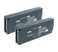 vhbw 2X Batterie Compatible avec Cattron-Theimeg TH-EC/LO télécommande Remote Control (2000mAh, 10,8V, NiMH)