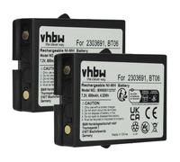 vhbw 2x Batterie compatible avec Danfoss TM61, TM62, TM60 opérateur télécommande industrielle (600mAh, 7,2V, NiMH)