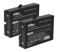 vhbw 2x Batterie compatible avec Danfoss TM70/2, T72, TM70/1, T71 opérateur télécommande industrielle (600mAh, 4,8V, NiMH)
