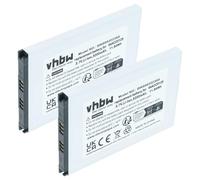 vhbw 2X Batterie Compatible avec Datalogic Axist, DL-Axist Ordinateur Handheld (3200mAh, 3,8V, Li-ION)