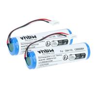 vhbw 2x Batterie compatible avec Datalogic Gryphon GBT4430, GBT4400, GM4100, GM4100-BK-910 scanner de code-barre POS (2600mAh, 3,7V, Li-ion)