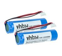 vhbw 2x Batterie compatible avec Datalogic Gryphon GM4130-WH-433K1, GM4130-BK-910K2 scanner de code-barre POS (3400mAh, 3,7V, Li-ion)